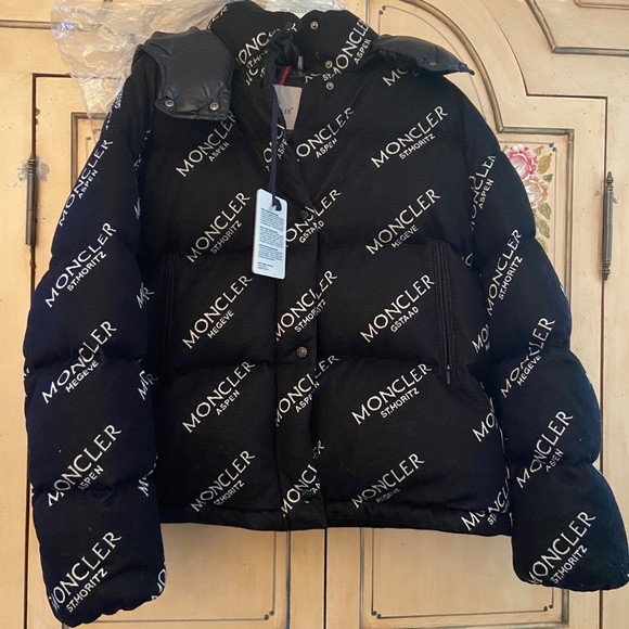 Moncler caille logo jacquard quilted jacket NWT - Picture 11 of 11